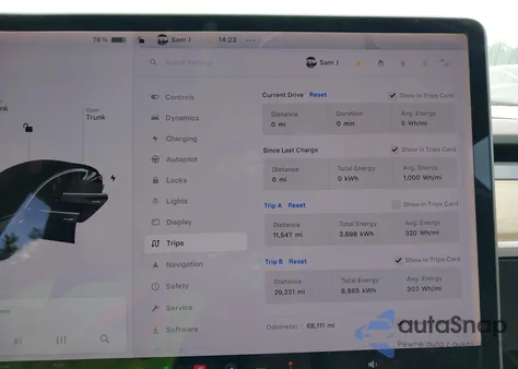 2018 Tesla Model 3 Long Range/Performance z USA, uszkodzony, nr VIN 5YJ3E1EB5JF103349
